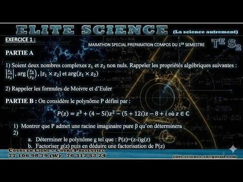 SAMPLE CORRECTION COMPOS: Complex Numbers (Final Year S2 Level)