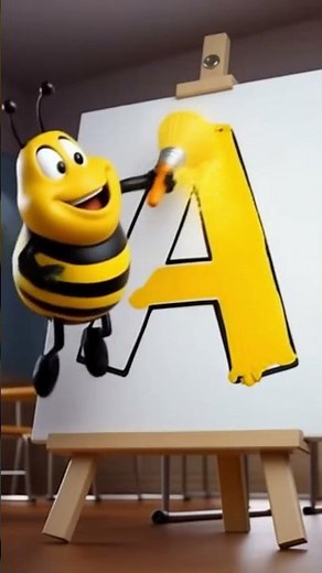 Paint and Learn the Alphabet 🎨 Letters and Colors for Kids | Learn the Letters by Playing