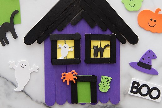 From Trash to Treasure: Recycled Halloween Houses!