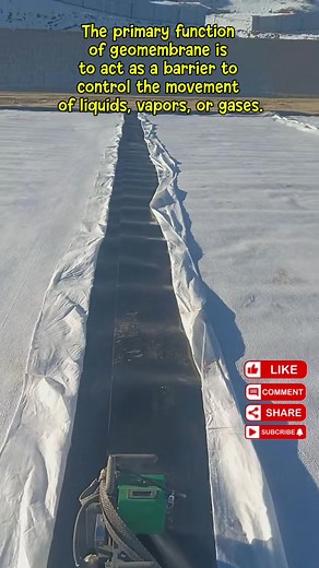 The primary function of geomembrane is to act as a barrier to control the movement of liquids, vapors, or gases. | EcoGeoX Limited | Facebook