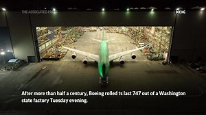 Final Boeing 747 airplane leaves factory