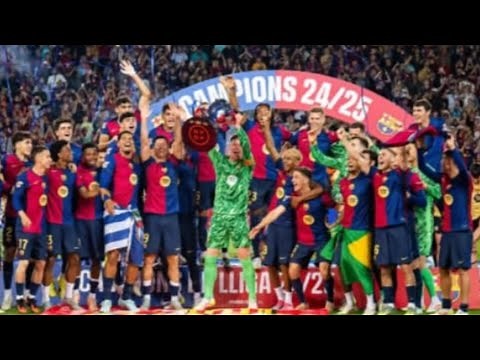 FC Barcelona's FULL La Liga Trophy Celebration | Wild Moments & Unseen scenes (2024)
