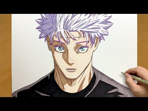Drawing Yuta in Gojo's Body | Jujutsu Kaisen Art