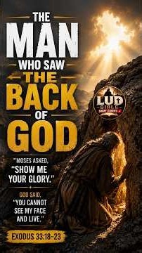 Did You Know? #023 — The Man Who Saw the Back of God #didyouknow #bible #biblefacts