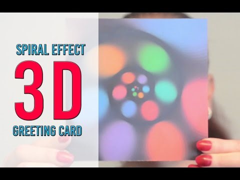 3D Greeting Card | Spiral Lenticular Flip | TwenT3