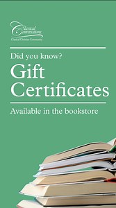 Classical Conversations Gift Certificates are the perfect gift! Available in various dollar amounts, the gift card code will be emailed within 48 hours of purchase. Gift certificates are redeemable for any products in the CC Bookstore. Show your appreciation for the classical educators in your life by purchasing a gift certificate for them today! https://classicalconversationsbooks.com/collections/gift-certificates | Classical Conversations Inc