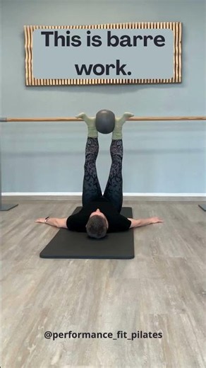 Barre on your back — legs, control, coordination