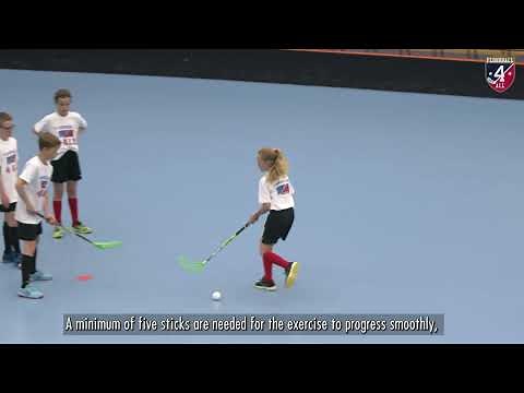 Floorball Drills - Australian Triangle