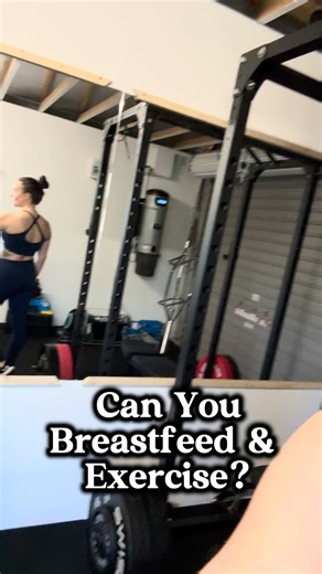 Can you breastfeed and exercise? #motherhood #newmom #breastfeeding #postpartum