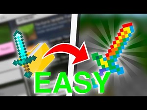 How to make a Minecraft Texture PACK for Beginners. EP #1 ITEMS (bedrock/mcpe) Part 1
