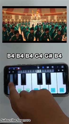 Squid game mingle tutorial for beginners | subscribe | #piano