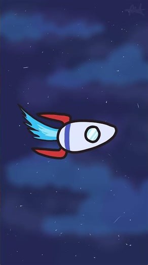 Lil Rocket Ship - Animated Loop