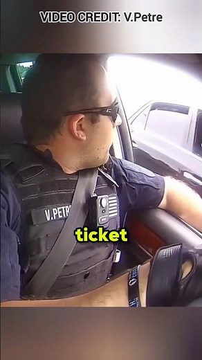 Road Rager Brake Checks Cop & Regrets It!