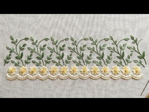 Kashmiri Embroidery Beautiful Border Design