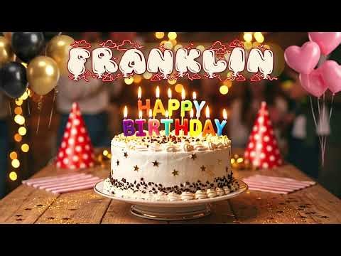 Happy Birthday Franklin | Personalized Birthday Party Song