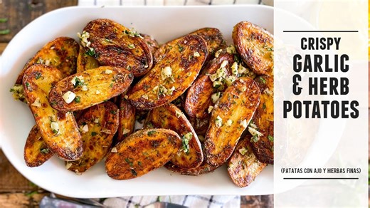 Crispy garlic & herb potatoes: The ultimate roasted potatoes recipe