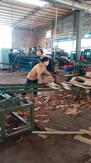 Working with Large Material in an Industrial Workshop