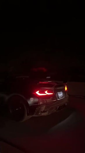 C8 Corvette Exhaust Sounds INSANE 🔥 Pops & Revs #shorts #corvette