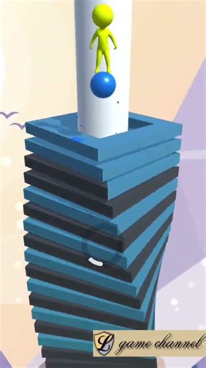 stack jump ball 😉😉 gameplay // l game channel // android & ios gameplay 196666 #jumpball #shorts