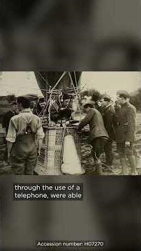 The British observation balloon