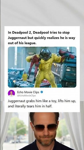 Deadpool 2 2018 Juggernaut Grabs Deadpool Like a Toy and Tears Him In Half