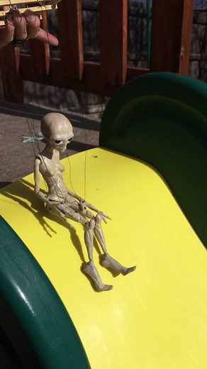 Exploring Human Playgrounds with Xennia the Marionette Puppet