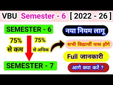Semester - 6 के बाद क्या करें l Sem 6 ke bad kya Karen l sem 6 pass marks l sem 6 se semester 7 bc