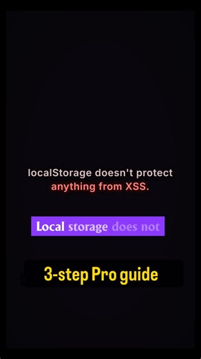 Security Risk - Storing token in local storage, Do auth the right way by Microsoft SSE