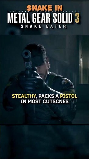 Comparison - MGS3 Snake vs Peace Walker Snake🥷🔫 #metalgearsolid3 #metalgearsolidpeacewalker #gaming