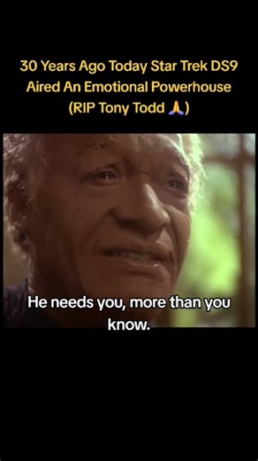 On this day in 1995, Star Trek Deep Space Nine aired the emotional time travel story "The Visitor," and showcased one of the late Tony Todd's best performances as an elderly Jake Sisko! #startrek #startrekds9 #startrekdeepspacenine #jakesisko #sisko #averybrooks #tonytodd #thevisitor #DS9 #timetravel #30thbirthday #30thanniversary | diyentertainment.net