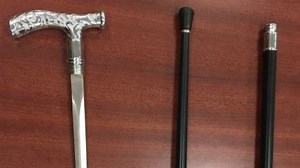 'Cane-sword' confiscated at BWI Friday