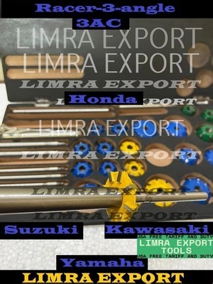 Racer3angle-Valve-Job-SeatCutterKit-Carbide-HondaSuzuki-Kawasaki-Yamaha-3AC BEST | eBay