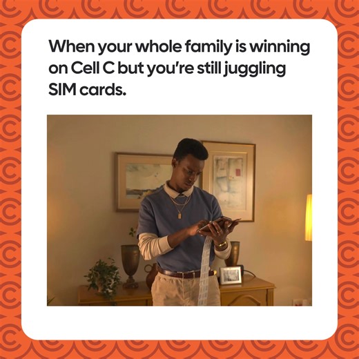 It’s giving mampara energy 😬 Don’t be a Sim-Sim. #SwitchToCellC on SA’s best network and start winning daily guaranteed rewards. Play on the app, dial *123# or here 👉 https://brnw.ch/21wOp3X #NothingShouldStopYou #CellCRewards | Cell C