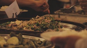 Download A buffet table with many different types of food for free