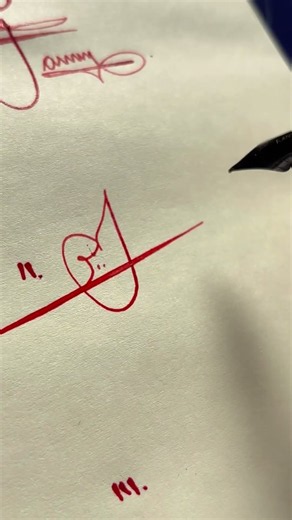 How to sign the letter J?❤️