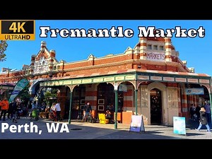 Fremantle Market | Fremantle Perth, Western Australia [4K]