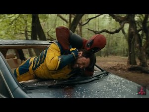 DEADPOOL VS WOLVERINE CAR FIGHT SCENE - DEADPOOL & WOLVERINE (2024) MOVIE CLIP HD 4K
