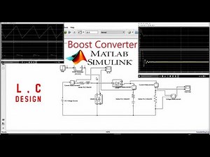 Boost(Step-up)Converter design and simulation| L and C calculation |DC-DC converter |chopper |MATLAB