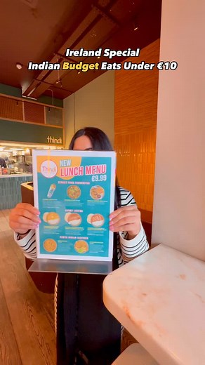 Indian Budget Eats in Ireland🤍€9.99 Menu Thindi offers an amazing budget-friendly lunch menu for €9.99, perfect for anyone looking to enjoy delicious Indian food without breaking the bank. With 16 locations across Ireland, they bring a modern twist to classic Indian cuisine, serving both innovative and traditional dishes. A highlight is their 2-for-€22 curry deal, available every Monday and Tuesday, making it great for a shared meal. Many of their stores also open at 12pm daily, so you can enjo