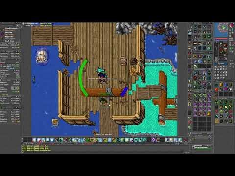 Tibia Pirats Barco Rascacoon GamePlay Projeto ED do 400 ao 500