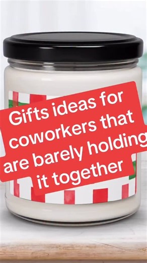 Whether you want to passive-aggressively roast your coworkers or just give them a gift that says “I see your burnout and I raise you this candle,” this is your sign. ✨ These aren’t just candles. They’re survival tools for every 9–5er who’s been stuck in a Zoom call that could’ve been a 2-line email. Each one is wrapped in fake holiday cheer but scented with 100% honesty. Perfect for your work BFF, your boss (if you’re feeling unhinged), or even yourself because let’s be real, you’ve earned it. �