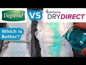 Depend Vs. Dry Direct. Which Adult Diaper is Better?