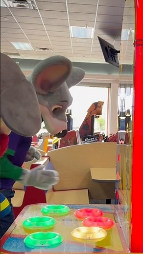 The day Chuck E Cheese danced and played games w/ me for 30 minutes #chuckecheese #autismacceptance
