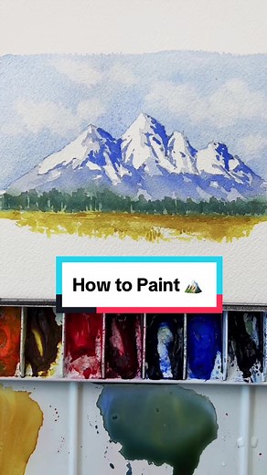 Watercolor Mountain Painting Tutorial: Step-by-Step Guide