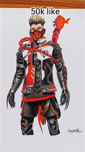 Cobra Bundle Drawing || Free Fire Drawing. #shorts #art