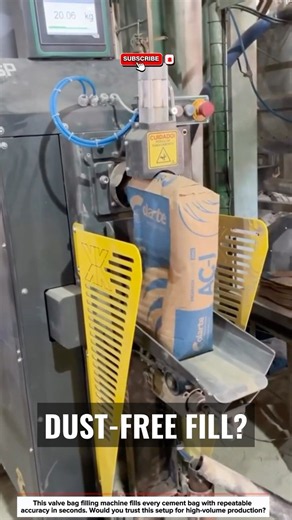 How a Valve Bag Filling Machine Packs Cement Bags So Fast