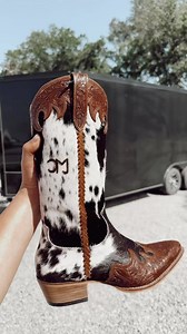 1.3K reactions · 106 shares | Custom Adelaide boots 鸞❤️‍ shop here -https://l-lboutiquee.com/products/adelaide-cowhide-leather-boots #westernfashion #cowhide #leather #boots | L&L Boutique | Facebook