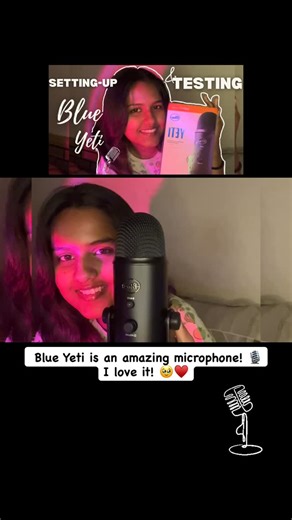 Ketkiii on Instagram: "Got my hands on BLUE YETI 🎙️🥹♥️ (posting test video tomorrow right here🥰) Also full setup video is on my youtube channel guys, if u wanna watch- link in bio! #explorepage #explore #instagramreels #singersofinstagram #microphone #music"