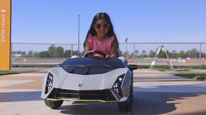 Kidzone Licensed Lamborghini Autentica Limited Edition 12v Ride On Car, Electric Vehicle Toy for Kid & Toddler, Battery Powered Sports Car w/2 Speed, 4 Motors, Parent Control, Spring Suspension -Black