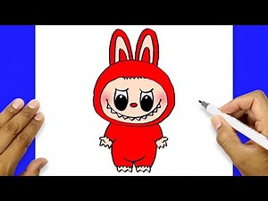 Big Into Energy Labubu Drawing | How To Make A Labubu